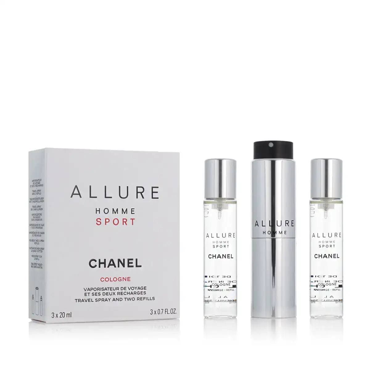 Coffret Chanel-Allure Homme Sport-Cologne-60ml 3X20ml (3 pièces)