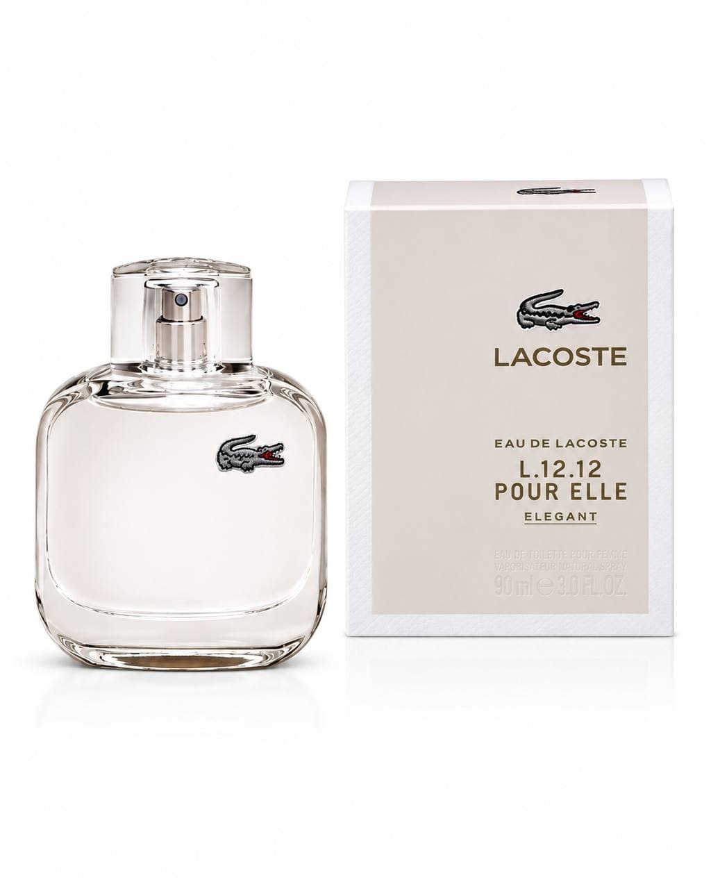 Lacoste-Eau de Lacoste L.12.12 Pour Elle Elegant-Eau de Toilette-90ml