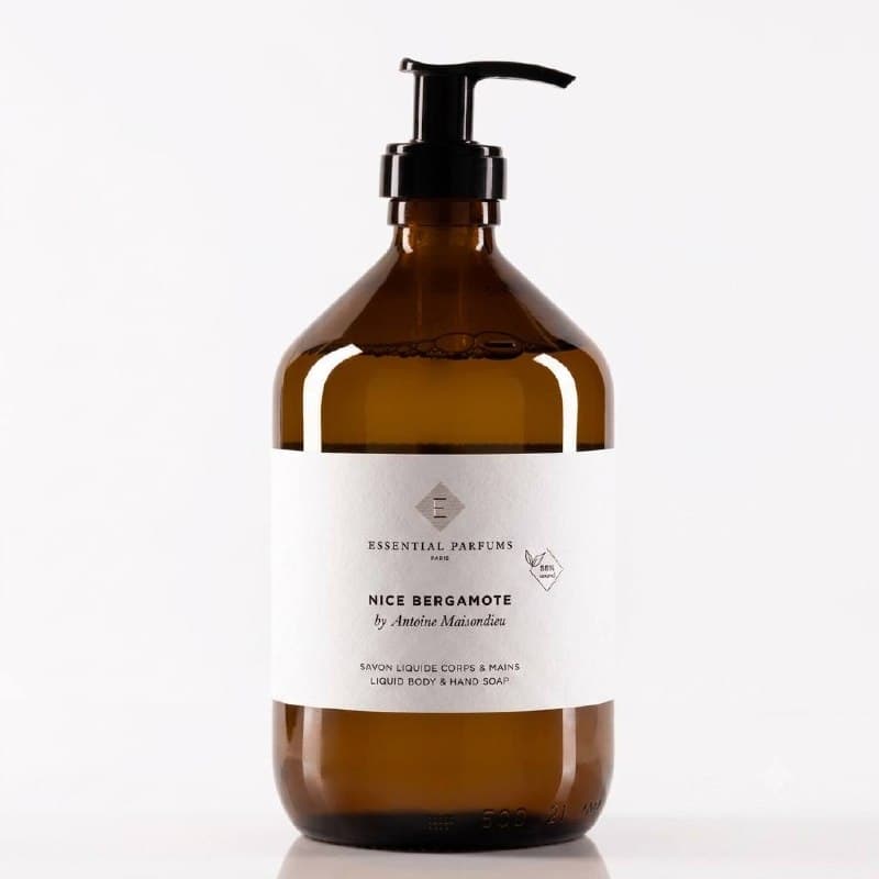 Essential Parfums-Nice Bergamote-Gel Douche Corps et Cheuveux-500ml