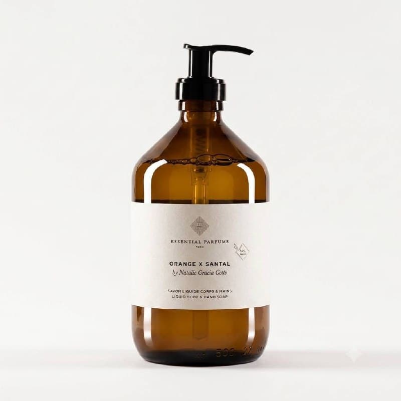 Essential Parfums-Orange X Santal-Gel Douche Corps et Cheuveux-500ml