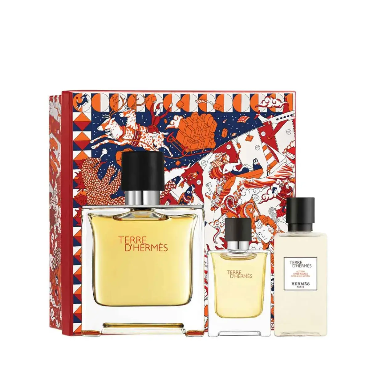 Coffret HERMÈS-Pure Perfume-Parfum-75ml (03 Pieces)
