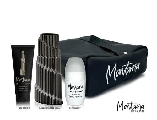 Coffret Montana-Black édition-Eau de Parfum-125ml (03 Pieces)